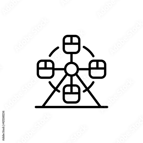 DJ Remote icon in vector. Logotype