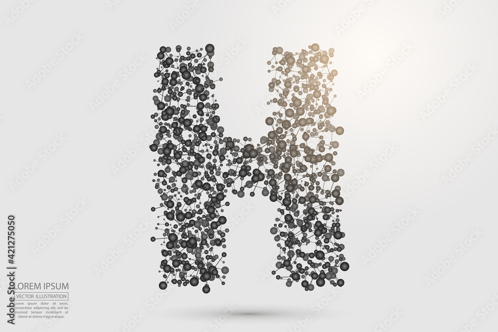 English letters abstract font consists 3d of triangles, lines, dots and connections. Vector illustration EPS 10. English letters abstract font consists 3d of triangles, lines, dots and connections. Vector illustration EPS 10.