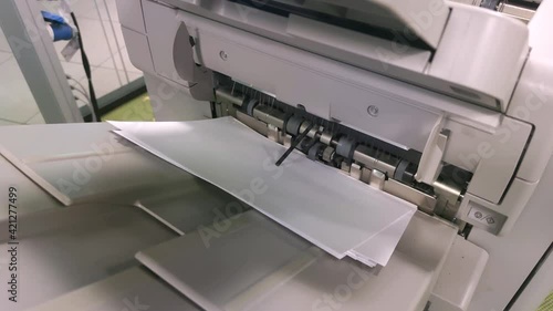digital printer when printing documents photo