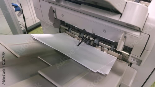 digital printer when printing documents