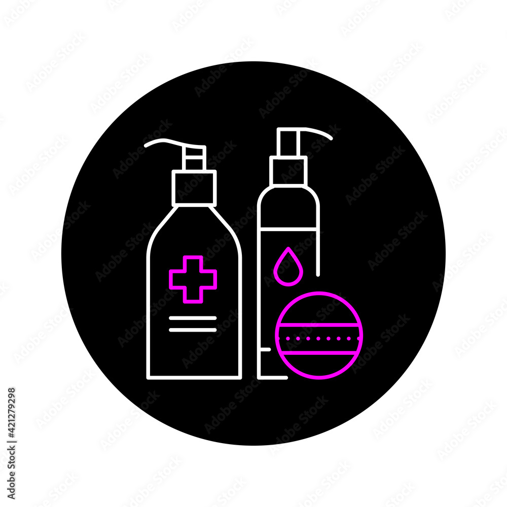 Hydroxytherapy face black glyph icon. Pictogram for web page, mobile app, promo. Hydroxytherapy face black glyph icon. Pictogram for web page, mobile app, promo.
