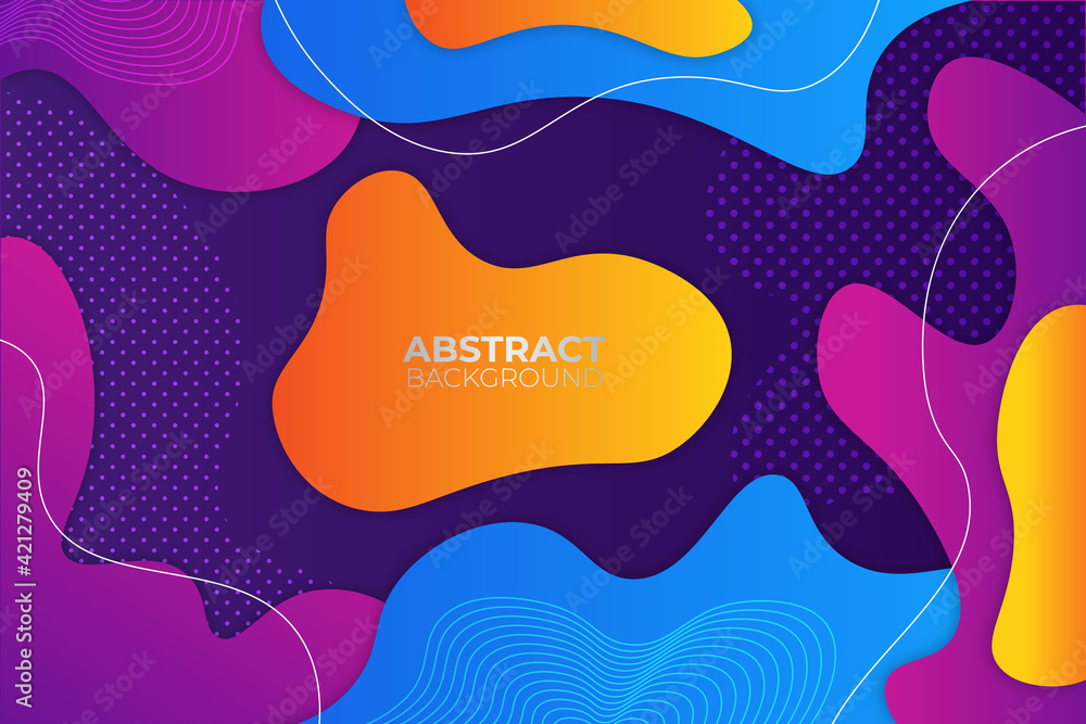 Abstract Colorful Gradient Background