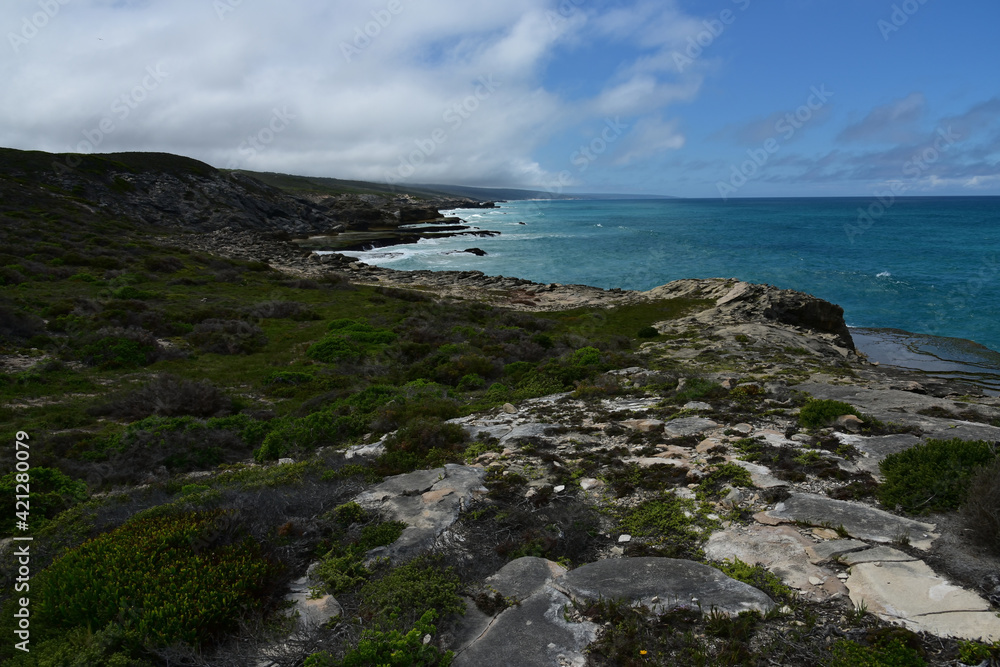 The coastline at De Hoop Nature Reserve, Western Cape, South Africa.