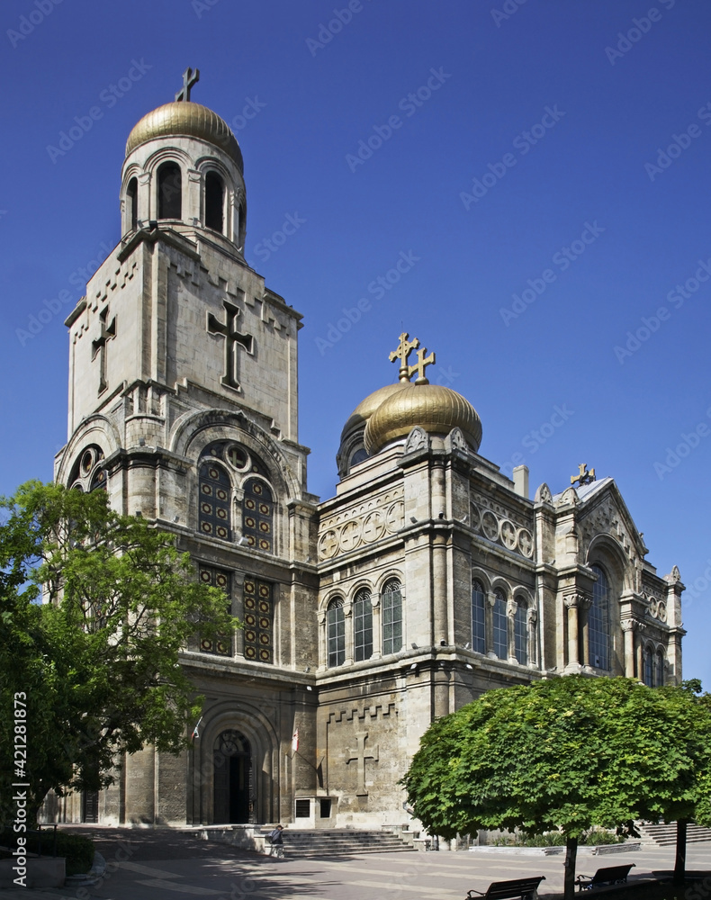 Dormition of Mother of God Cathedral in Varna. Bulgaria