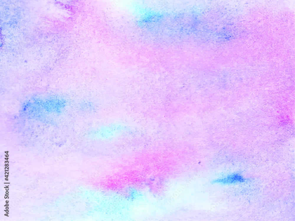 Abstract hand painted watercolor background. Decorative colorful texture. Hand drawn picture on paper.