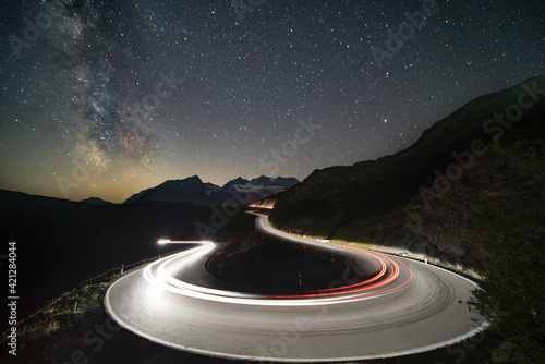 Passo del Bernina, Notturna