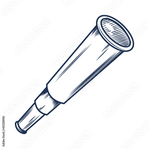 nautical monocular icon