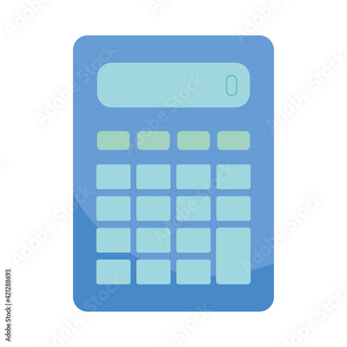 blue calculator icon
