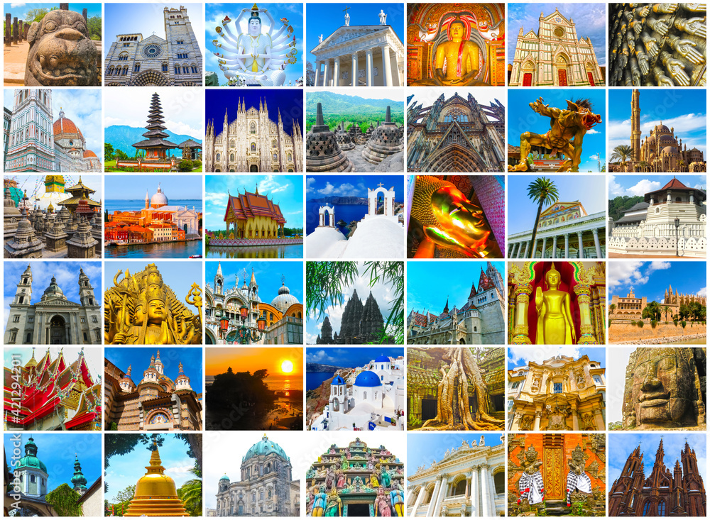 World Monuments Collage World Monuments Collage