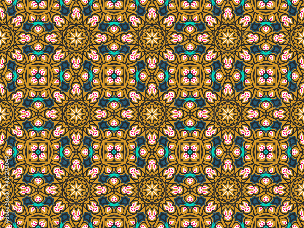 Wallpaper Geometric Ornament Abstract Pattern Green, Black, Blue, and Gold Yellow for Print and Background. Geometric Tile Digital Paper. Wallpaper Geometric Ornament Abstract Pattern Green, Black, Blue, and Gold Yellow for Print and Background. Geometric Tile Digital Paper.