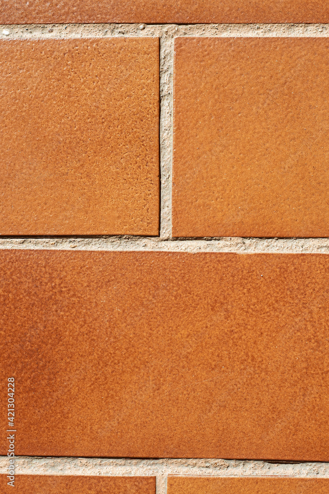 Fototapeta premium Terrace large brick floor texture