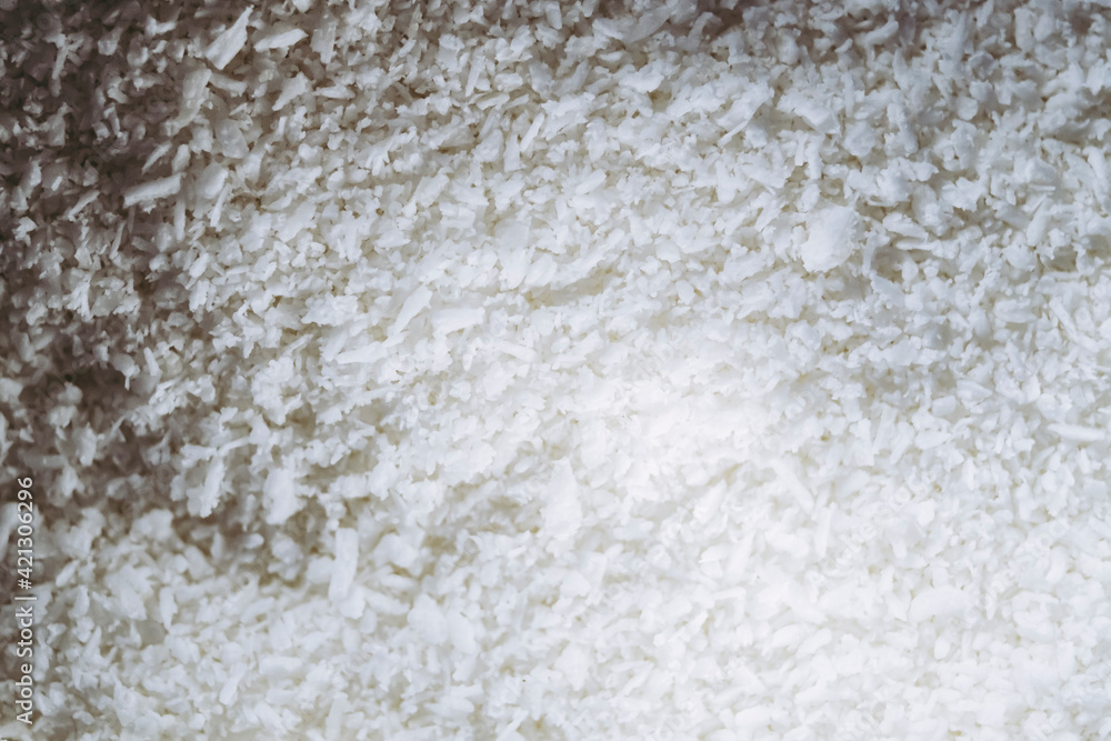 Noix de coco râpée - Arrière plan texture végétale noix de coco Noix de coco râpée - Arrière plan texture végétale noix de coco