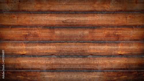 old brown rustic dark grunge wooden boards texture - wood wall background