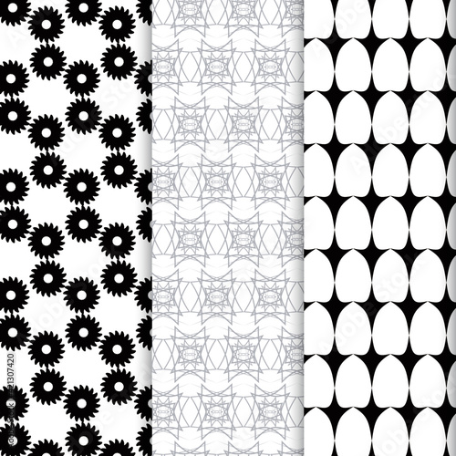 Patrones blanco y negro abstracto