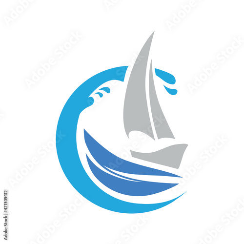 sailing boat on the sea