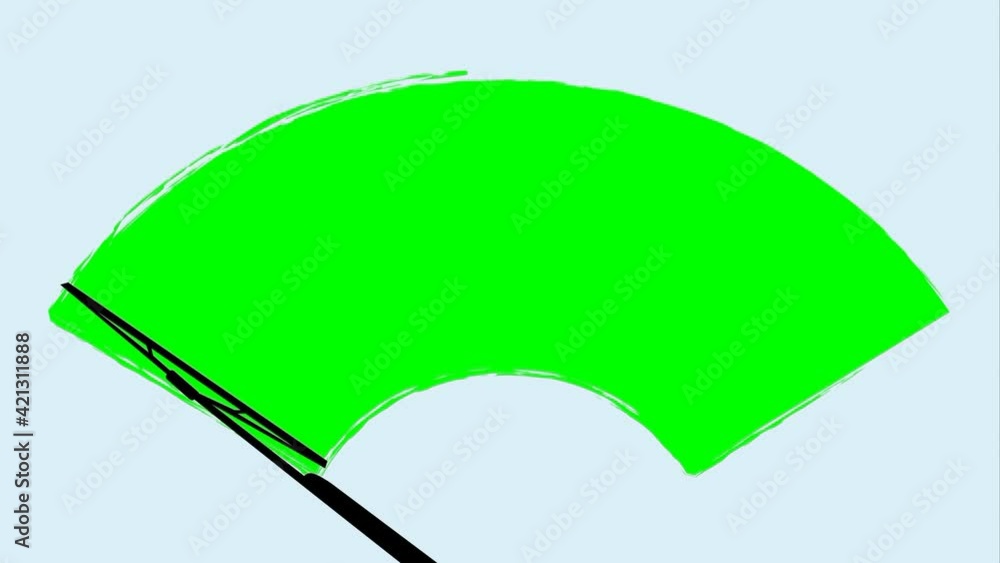 Check Wiper wipers cleans the windshield Car windscreen wipe glass