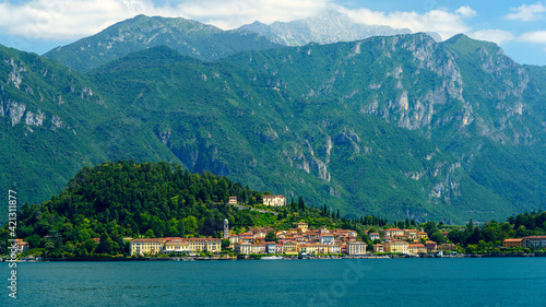 The lake of Como (Lario) at Menaggio, Italy