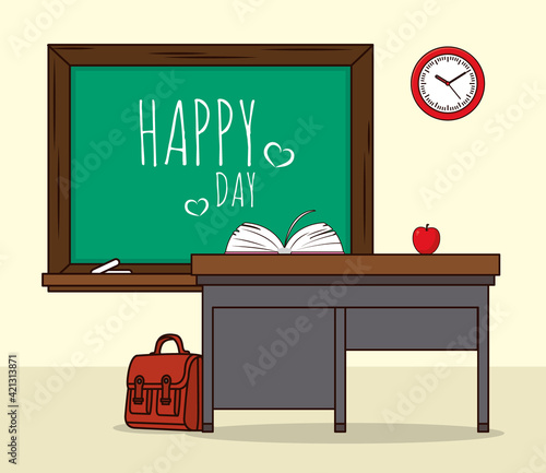 teacher day illustration