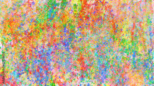 カラフルなペイント抽象画