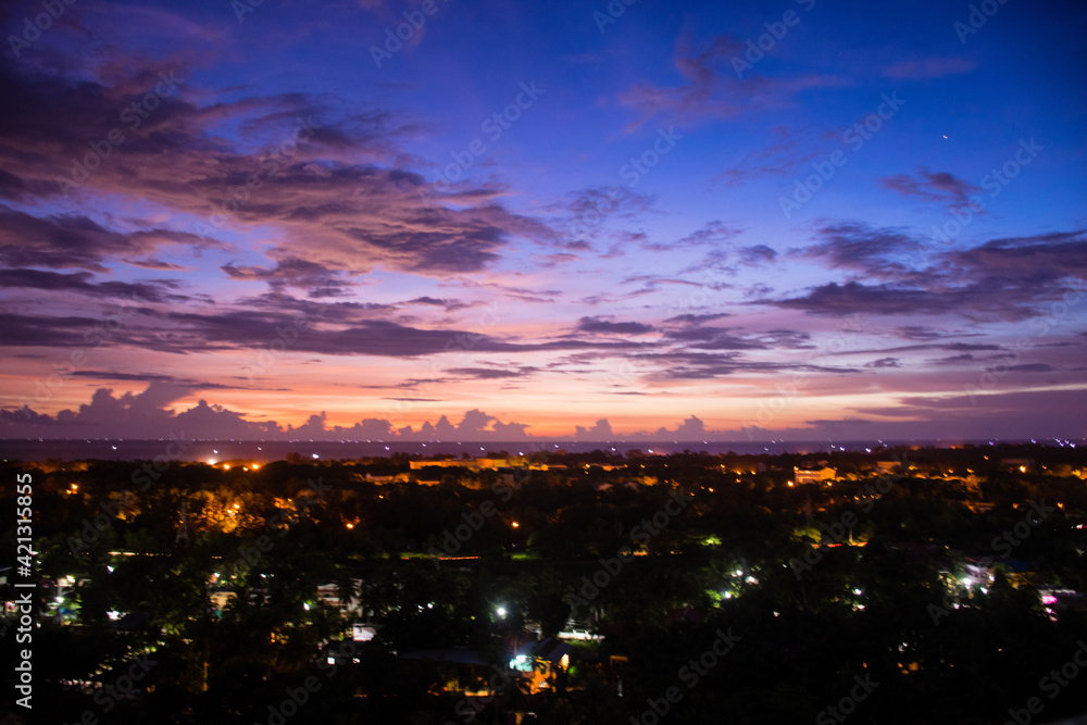Fototapeta premium view of the city