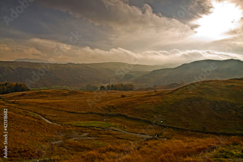 dramatic autumn  landscape image taken in Lake District , Cumbria © Nathaniel Gonzales