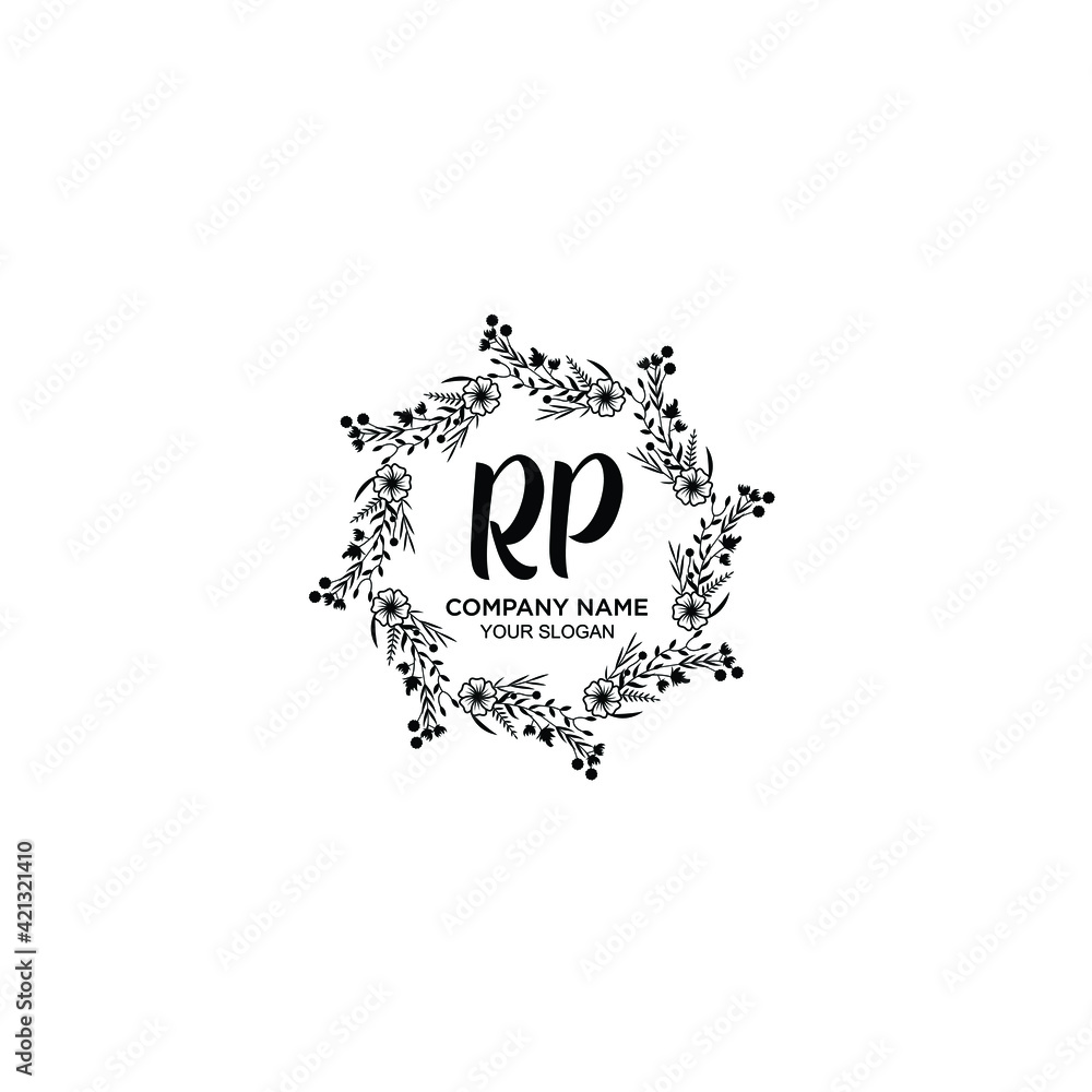 RP initial letters Wedding monogram logos, hand drawn modern minimalistic and frame floral templates RP initial letters Wedding monogram logos, hand drawn modern minimalistic and frame floral templates