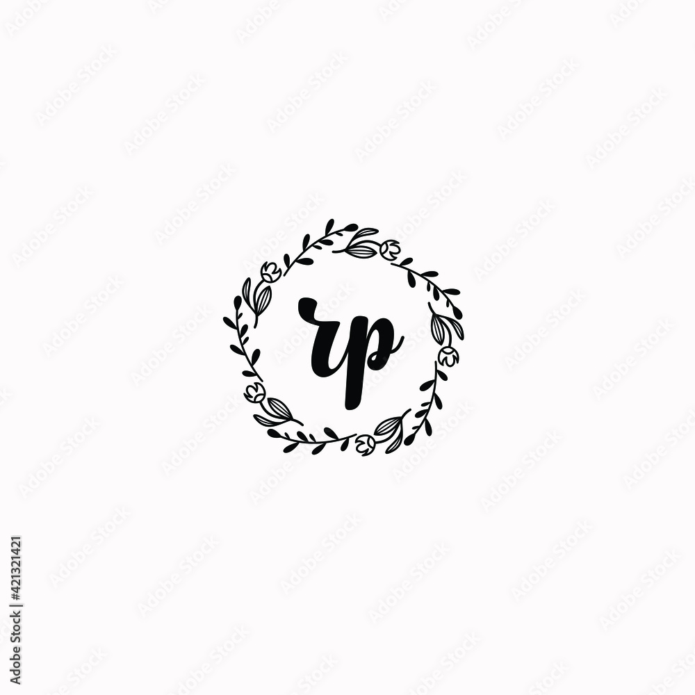 RP initial letters Wedding monogram logos, hand drawn modern minimalistic and frame floral templates RP initial letters Wedding monogram logos, hand drawn modern minimalistic and frame floral templates