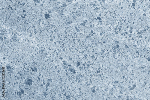 Blue marble texture. Solid surface of decorative stone.