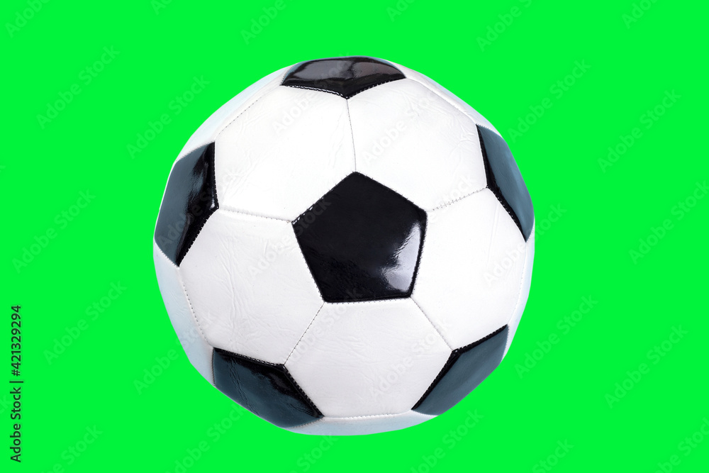 football ball over green background football ball over green background
