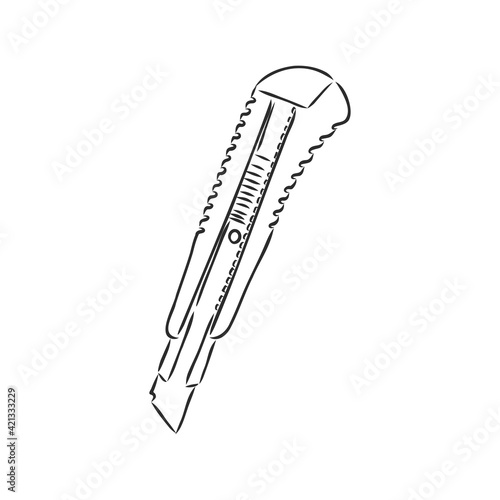 paper cutter icon vector on white background, paper cutter trendy filled icons from Tools and utensils collection, paper cutter vector illustration