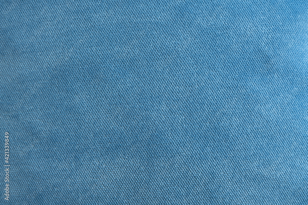 The texture of the upholstery fabric is gray-blue. Corduroy texture. Velvet. The texture of the upholstery fabric is gray-blue. Corduroy texture. Velvet.