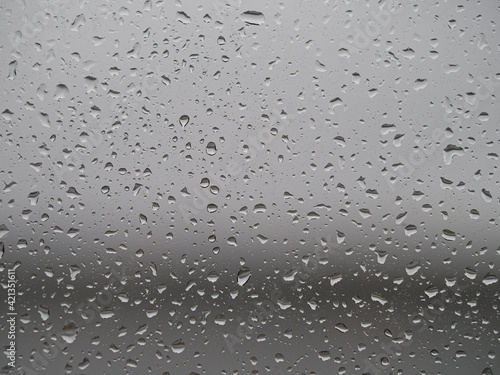 Condensation drops on the window