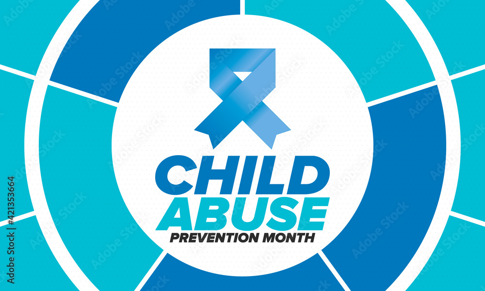 Child Abuse Prevention Month. Celebrate annual in April in United States. Stop child violence. Children protection and safety month. Unity for children. Poster, banner, background. Vector illustration Child Abuse Prevention Month. Celebrate annual in April in United States. Stop child violence. Children protection and safety month. Unity for children. Poster, banner, background. Vector illustration