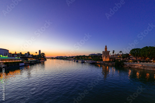 Rio Guadalquivir en Sevilla
