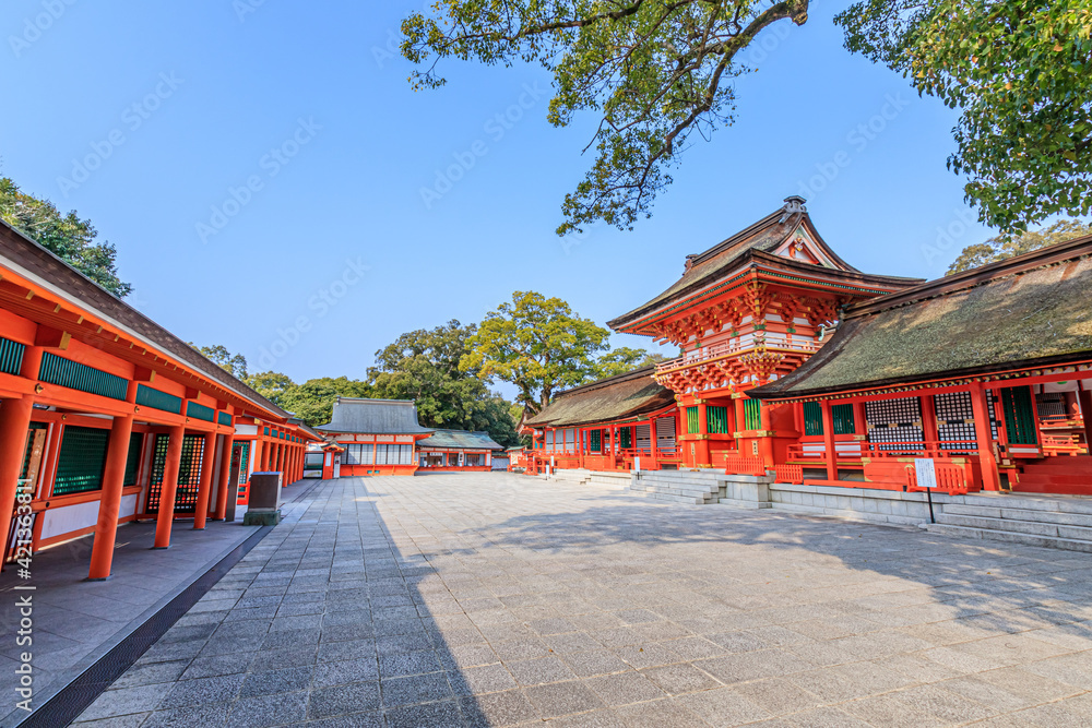 春の宇佐神宮　大分県宇佐市　Usazinguu in spring Ooita-ken Usa city