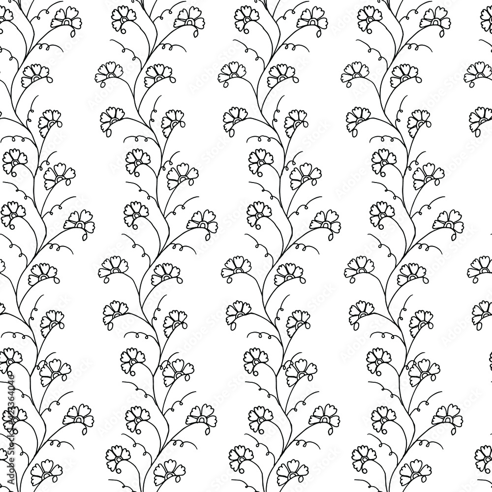 seamless floral pattern with flowers seamless floral pattern with flowers