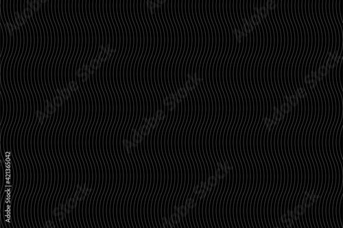 Seamless lines of graphic pattern. Design vertical spline of regular line white on black. Design print for illustration, wallpaper, texture, background, pattern.