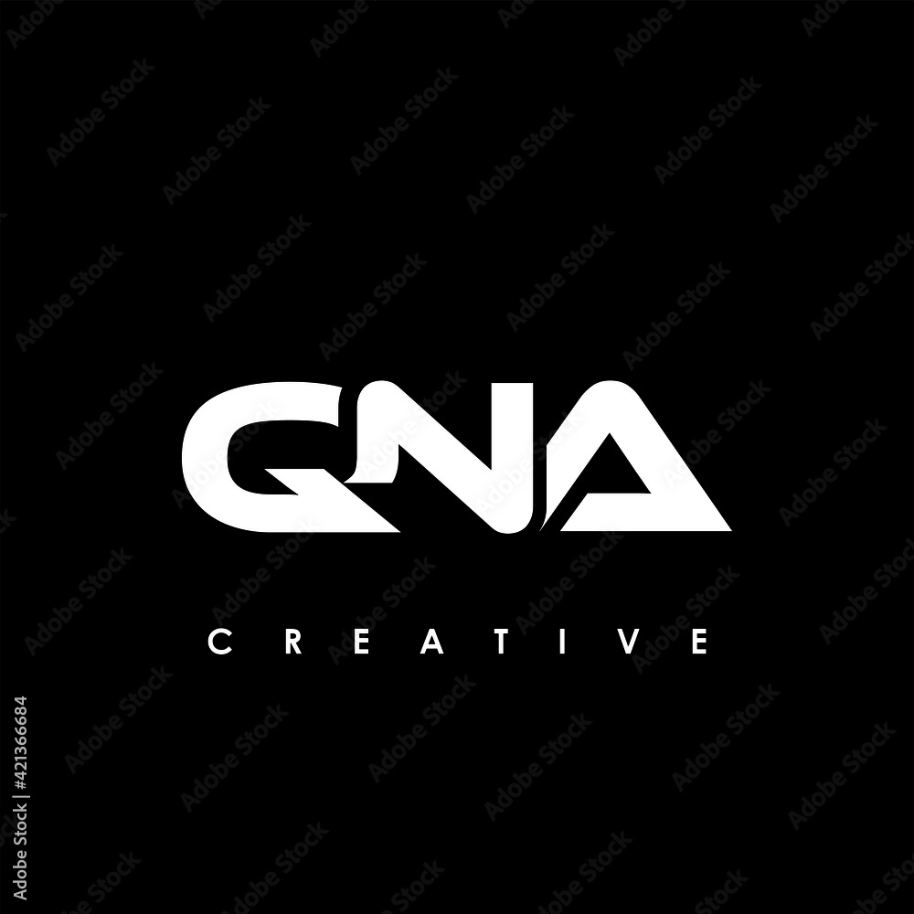 QNA Letter Initial Logo Design Template Vector Illustration