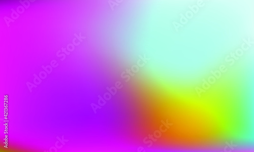 Abstract Holographic Background With Pastel Colors