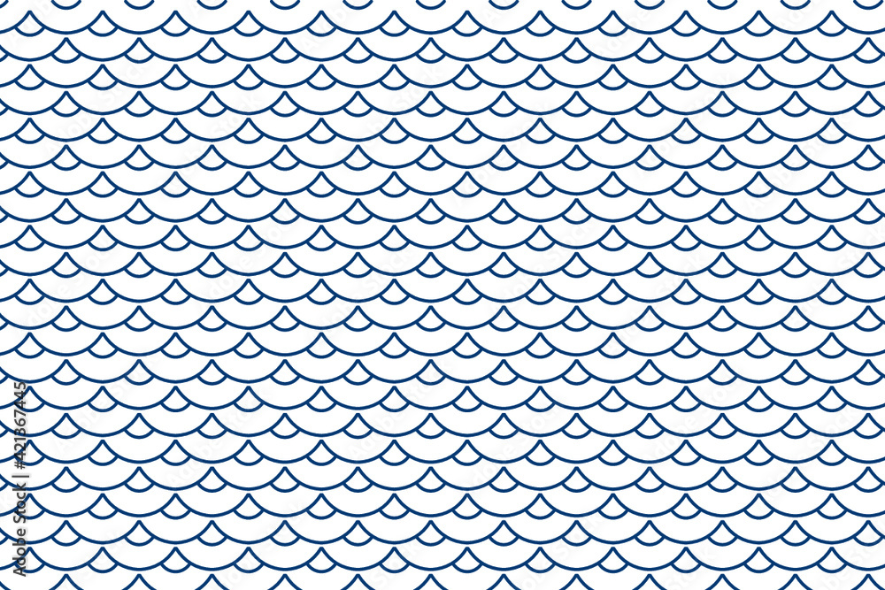 Japanese Fish Scales Pattern