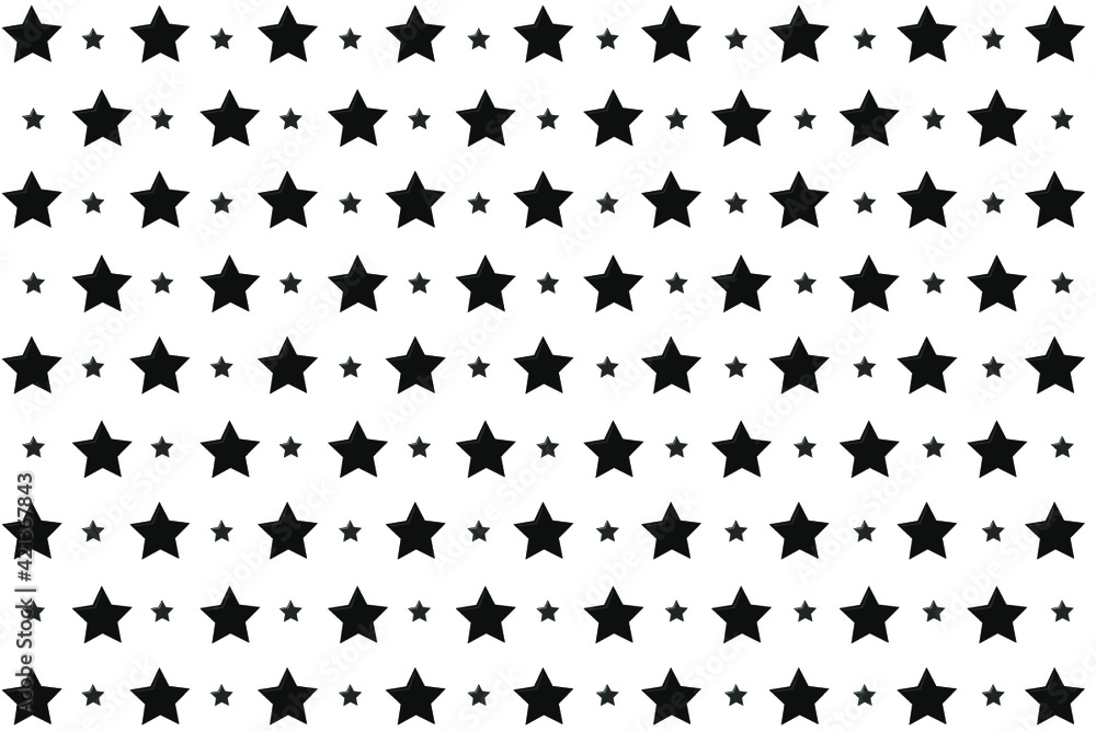 Black Stars Seamless Pattern Black Stars Seamless Pattern
