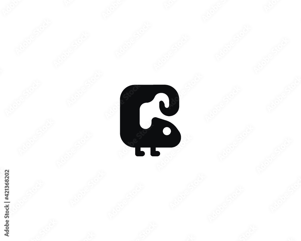 Chameleon Icon , logo design vector template. Modern animal icon with creative Chameleon shape Chameleon Icon , logo design vector template. Modern animal icon with creative Chameleon shape