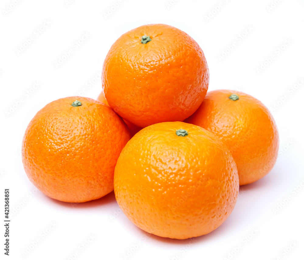 Oranges isolated on white background Oranges isolated on white background