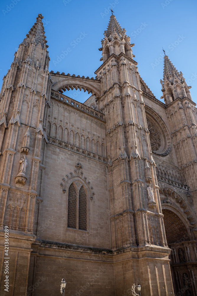 The Cathedral Basilica of Santa Maria in Palma de Mallorca, Spain