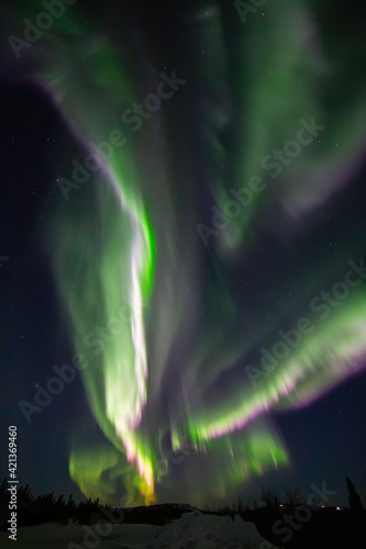 Aurora Borealis or Northern Lights in Alaska