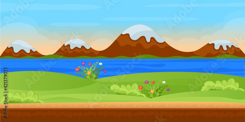  A night background flat illustration  premium download  