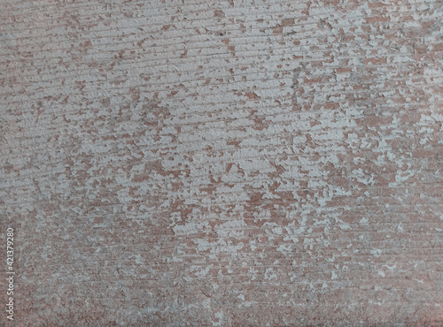 wood texture with white paint chipped by the passage of time. Isolated white background for filling.