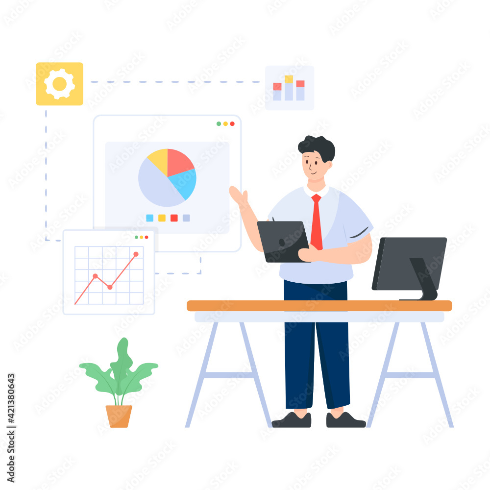 Web programming in flat illustration editable vector design
Web programming in flat illustration editable vector design