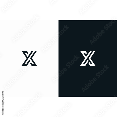 Letter X logo initial