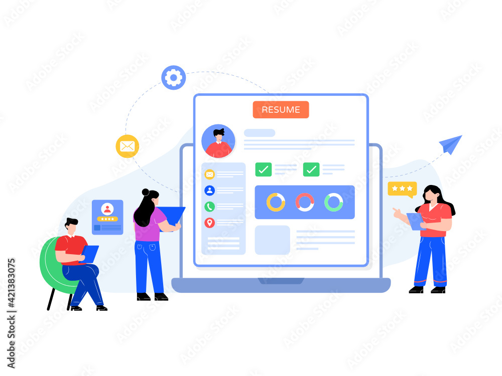 A flat illustration of web ad in modern style
A flat illustration of web ad in modern style